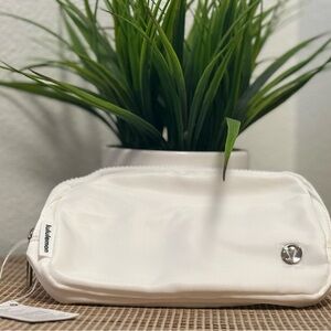Lululemon Athletica White Cosmetic Bag